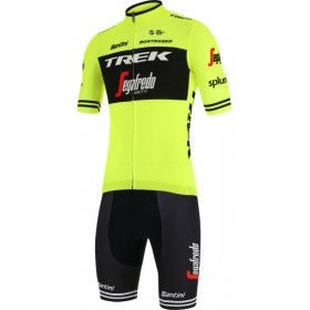 Tenue Cycliste et Cuissard à Bretelles 2019 Trek-Segafredo N002